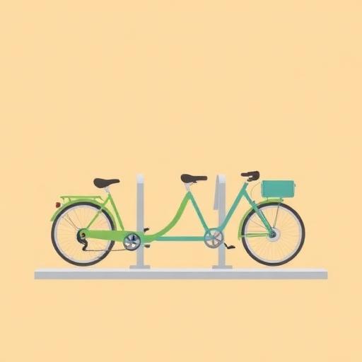 Flotte de vélos partagés